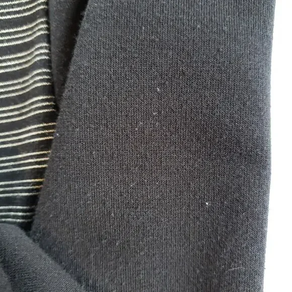 BB Dakota Dress Bodycon Womens Large Black Gray Striped Sleeveless Style BE25803 - Picture 10 of 11